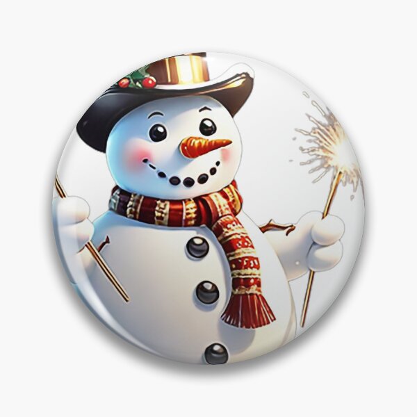 Item preview, SNOWMAN AND SPARKLER designed and sold by likbatonboot.