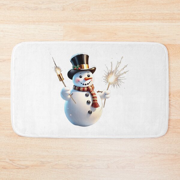 Item preview, SNOWMAN AND SPARKLER designed and sold by likbatonboot.