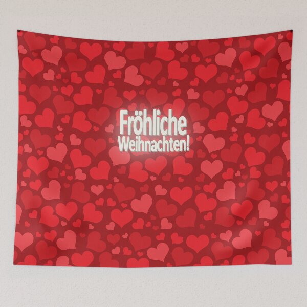 Item preview, fröhliche weihnachten herzen designed and sold by ZiphGames.