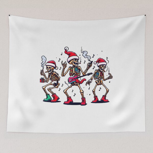Item preview, Christmas Dancing Skeleton - Christmas funny designed and sold by GalaxyGraffiti.