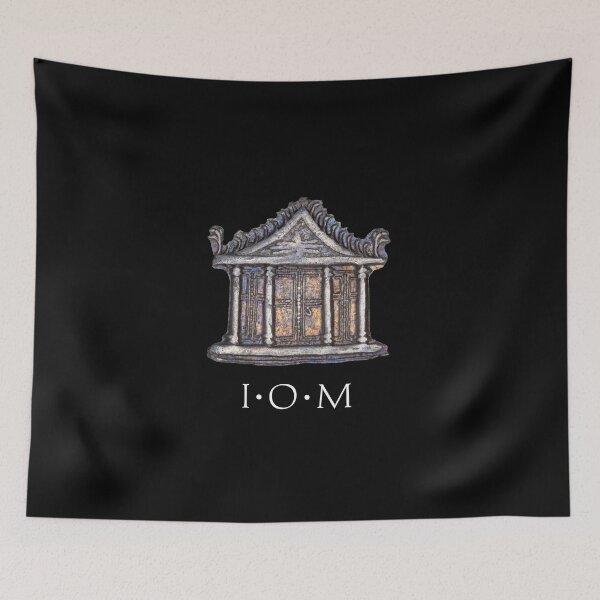 Item preview, Temple of Jupiter with initials IOM designed and sold by OptimoPrincipi Roman Coins.