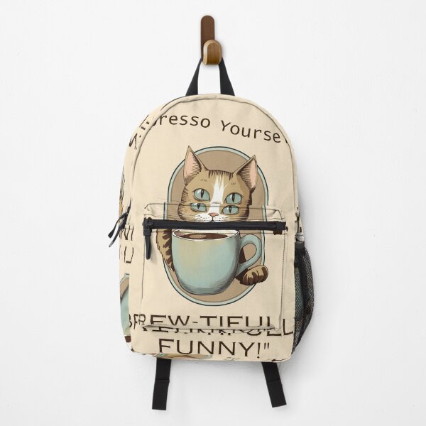 Item preview, Espresso Yourself:Brew-tifully Funny! CAT AND COFFEE LOVERS by CallisC Arts ⭐⭐⭐⭐⭐ designed and sold by CallisC-Arts.