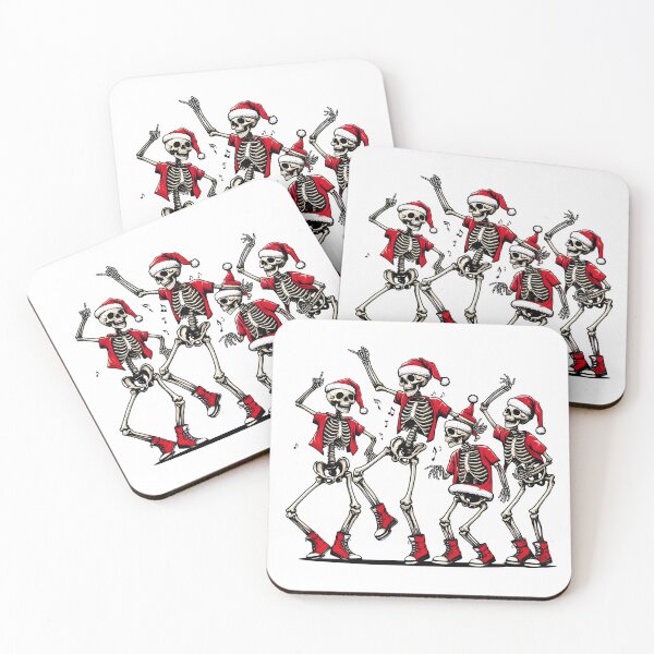 Item preview, Christmas Dancing Skeleton - Christmas funny designed and sold by GalaxyGraffiti.