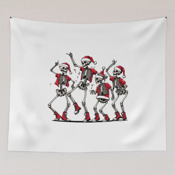 Item preview, Christmas Dancing Skeleton - Christmas funny designed and sold by GalaxyGraffiti.