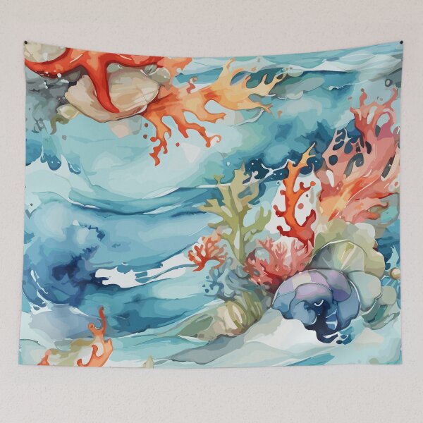 Item preview, Sea blackkground wallpaper designed and sold by actartcreation.