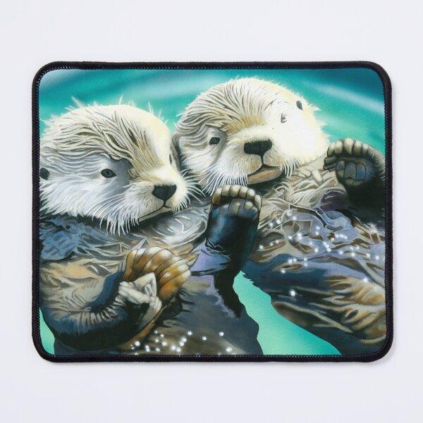Item preview, Otters in love designed and sold by Mcquillanart.