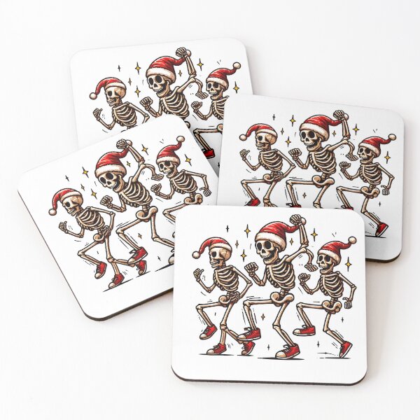Item preview, Christmas Dancing Skeleton - Christmas funny designed and sold by GalaxyGraffiti.