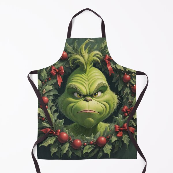 Item preview, Grinch in a wreath designed and sold by Trendy-socks.