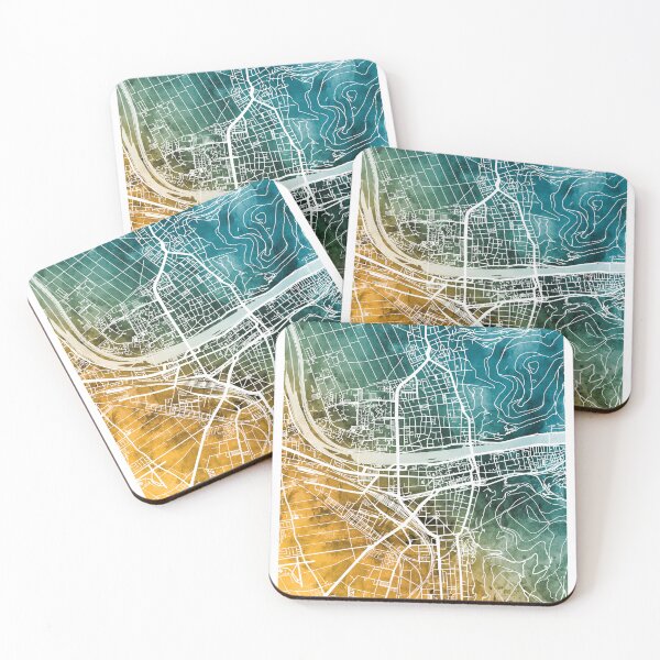 Item preview, Mapa de la ciudad de Heidelberg Alemania designed and sold by ArtPrints.