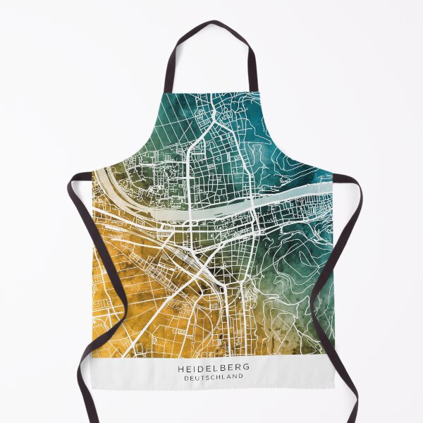 Item preview, Heidelberg Germany City Map designed and sold by ArtPrints.