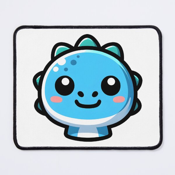 Item preview, blue dinosaur emoji  designed and sold by Mekone.