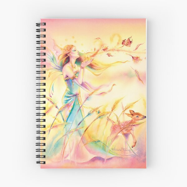 Item preview, Sienna and the Deer Grace Autumn designed and sold by Michelle Tracey Art.