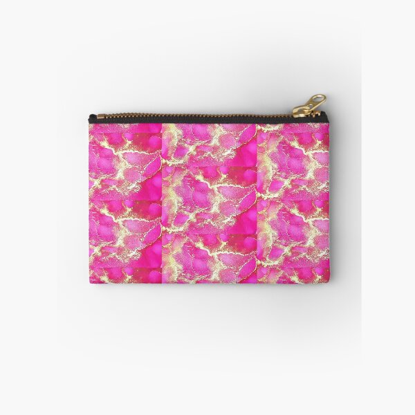 Item preview, gold and fuchsia abstract designed and sold by Marcella Chapman.