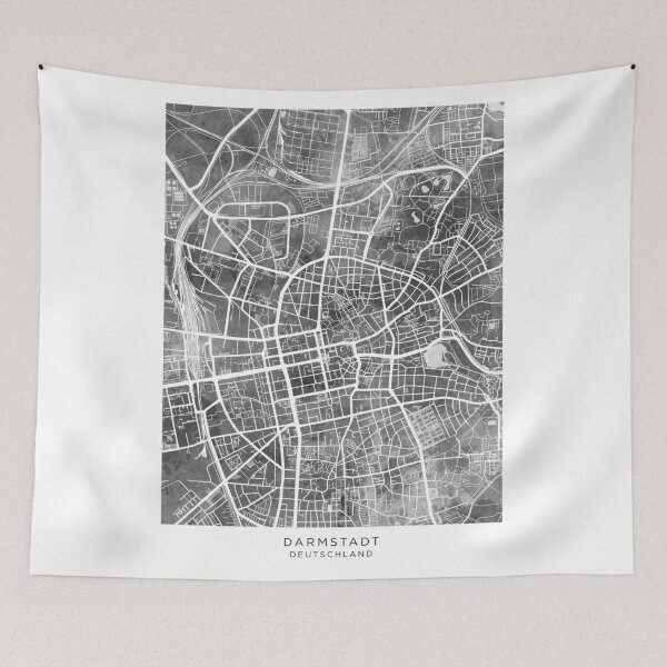 Item preview, Darmstadt Germany City Map designed and sold by ArtPrints.