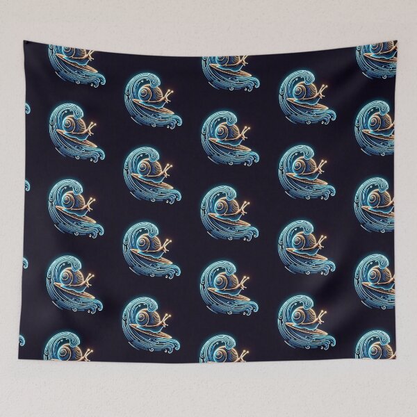 Item preview, Lightart Surfing Snail designed and sold by arwhite19.