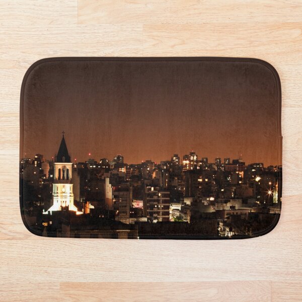 Item preview, Urban Cityscape at Dusk with Church: A Beautiful Urban fine-art Photography designed and sold by nachodramis.