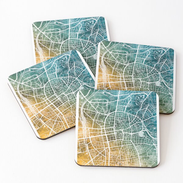 Item preview, Darmstadt Germany City Map designed and sold by ArtPrints.