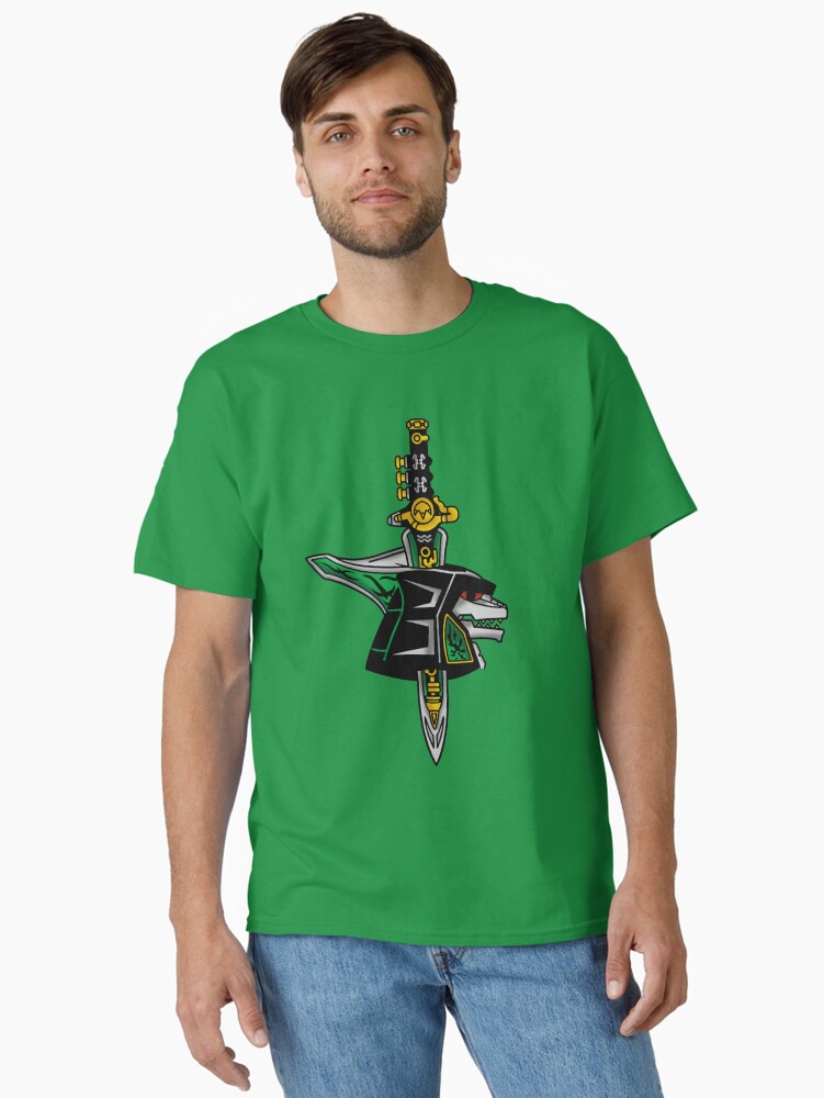 Thumbnail 2 of 7, Classic T-Shirt, Old School Dragon Ranger Tattoo designed and sold by vieke.