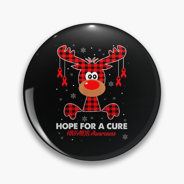 Item preview, Hope for a Cure HIV  AIDS Awareness Funny Christmas gift designed and sold by defabiosofxs.