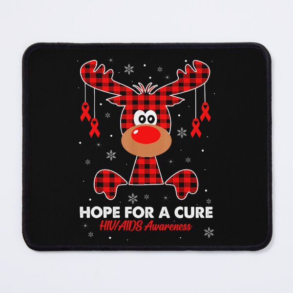 Item preview, Hope for a Cure HIV  AIDS Awareness Funny Christmas gift designed and sold by defabiosofxs.