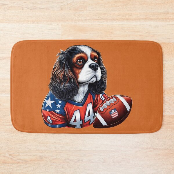 Item preview, Tri Colour Cavalier American Footballer designed and sold by barksandsqueaks.