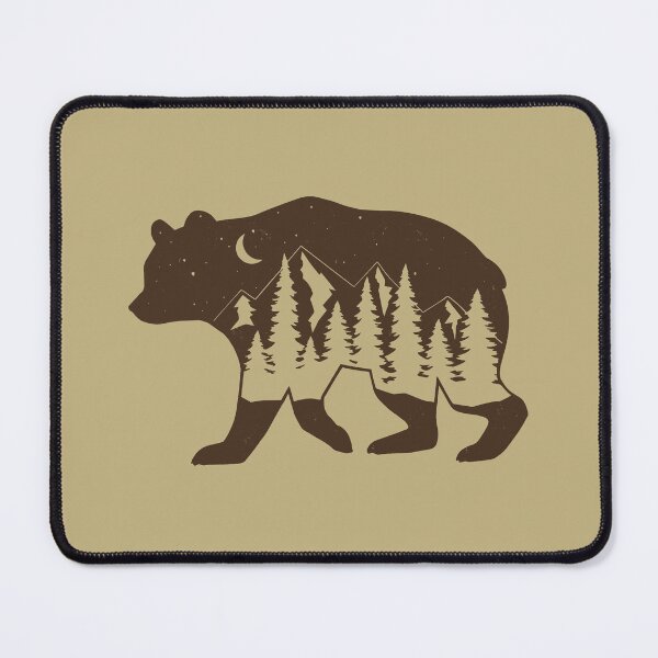 Item preview, Bear Forest Mountains Hiking Outdoorsy designed and sold by VagabondTees.