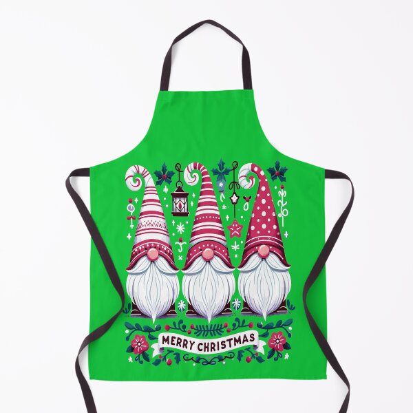 Item preview, Whimsical Christmas Gnomes Trio Festive Illustration designed and sold by Justin Haas.