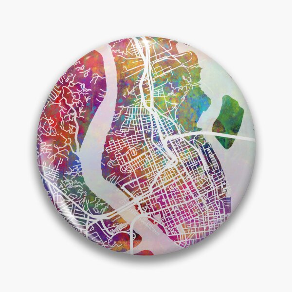 Item preview, Charleston South Carolina City Street Map designed and sold by ArtPrints.
