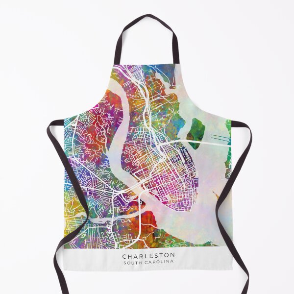 Item preview, Charleston South Carolina City Street Map designed and sold by ArtPrints.