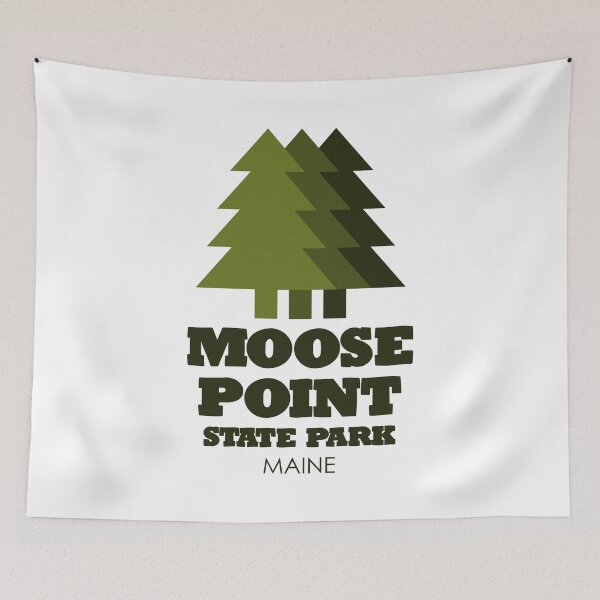 Item preview, Moose Point State Park Maine designed and sold by bivenart.