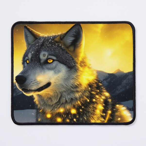 Item preview, Wolf under the yellow sky designed and sold by OutdoorArtistry.