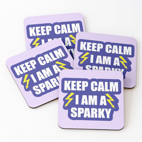 Item preview, keep Calm I am a Sparky Design for Electricians designed and sold by Science Engineering Gifts.
