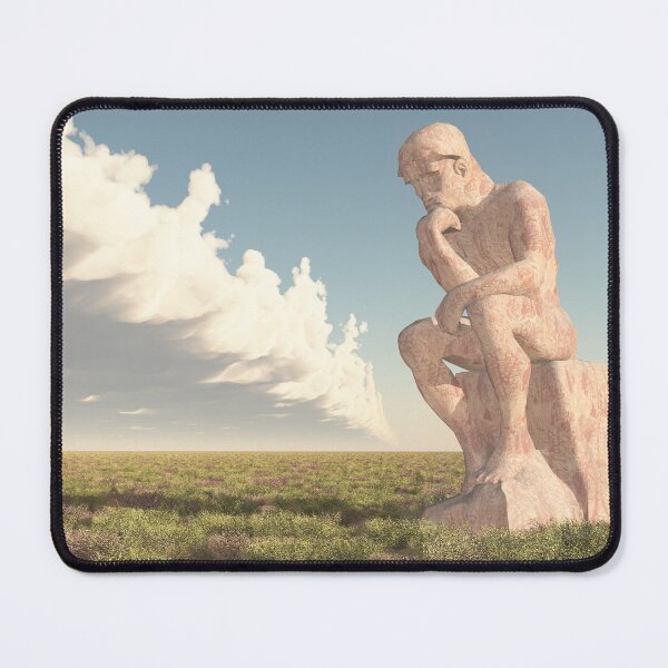 Item preview, Thinker sculpture in a landscape designed and sold by MIRO3D.
