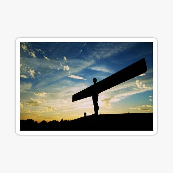 Angel of the North, Sunset, Newcastle-Gateshead Sticker