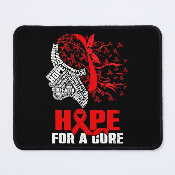 Item preview, Hope For A Cure HIV AIDS Awareness Day Messy Bun Hair Women designed and sold by defabiosofxs.