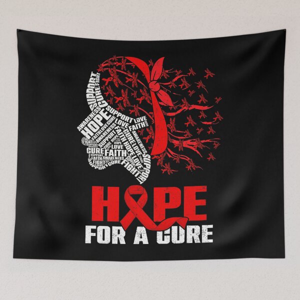 Item preview, Hope For A Cure HIV AIDS Awareness Day Messy Bun Hair Women designed and sold by defabiosofxs.