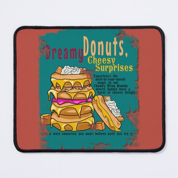 Item preview, Cheesy Bliss Bombs Retro Delight Poster designed and sold by Fun Funky Designs.