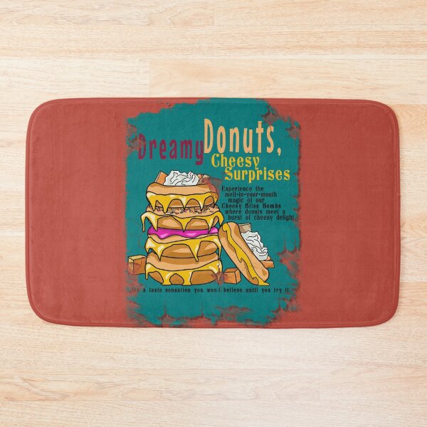 Item preview, Cheesy Bliss Bombs Retro Delight Poster designed and sold by Fun Funky Designs.