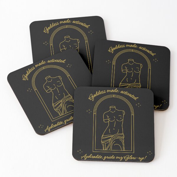 Item preview, Aphrodite Greek Goddess of Love and Beauty Quote designed and sold by TheLocoShop.