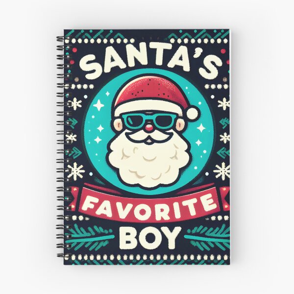 Item preview, Santa's Favorite Boy Ugly Christmas Sweater Vector Illustration designed and sold by CinEmmaDesign.