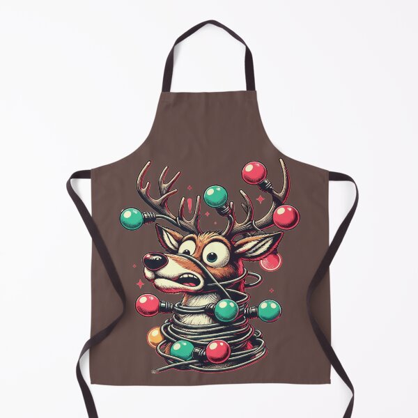 Item preview, Reindeer Christmas Lights Tangle designed and sold by Justin Haas.