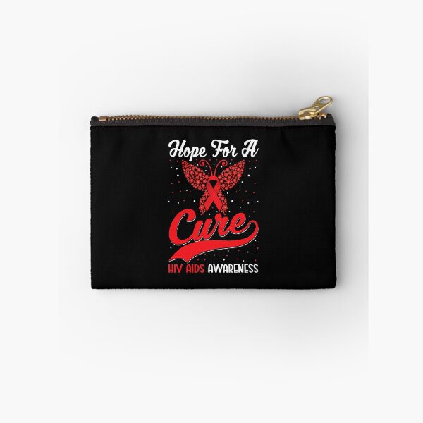 Item preview, Hope For A Cure HIV Aids Awareness Red Ribbon Butterfly designed and sold by defabiosofxs.