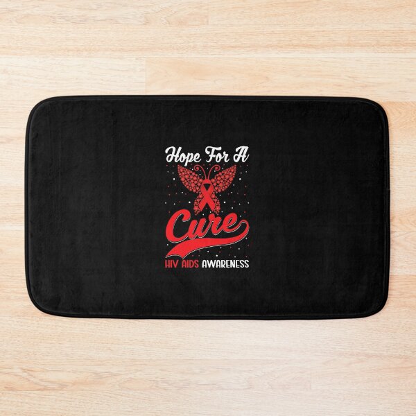 Item preview, Hope For A Cure HIV Aids Awareness Red Ribbon Butterfly designed and sold by defabiosofxs.