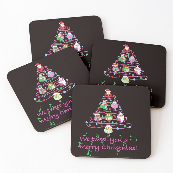 Item preview,  Target felt Christmas bird tree tweeting Merry Christmas!” Illustration designed and sold by K Mussack.