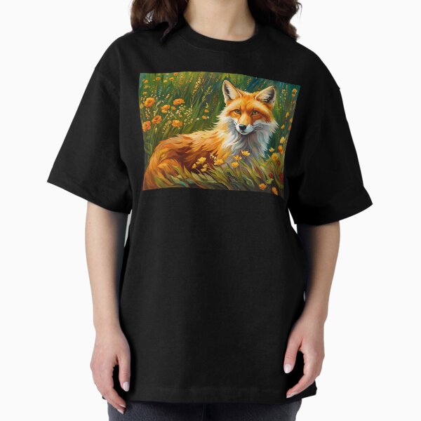 Item preview, Fox in Grass and Flowers, Ai Generated Art  designed and sold by Anna Chidiac.