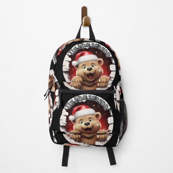 Item preview, 3D Christmas Bear Broken Wall designed and sold by BotunPeony.