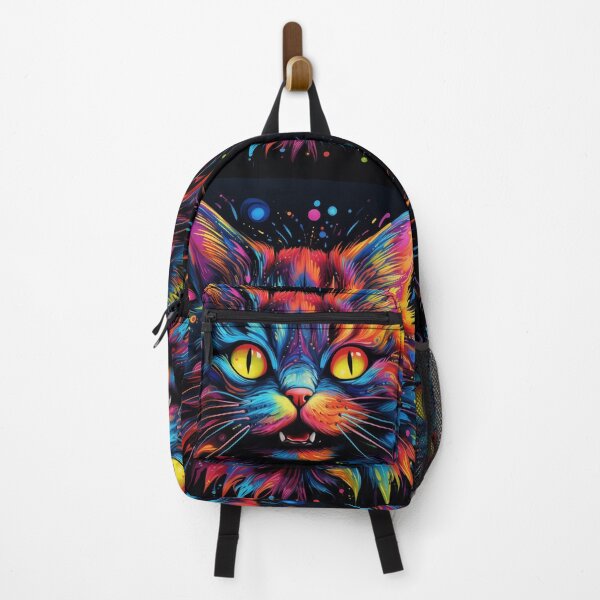 Item preview, Happy kitty in the blacklight designed and sold by mimdigital.