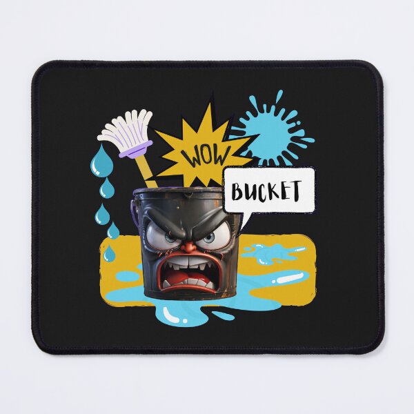 Item preview, A MOP AND LEAKING  BUCKET designed and sold by aledfychan.