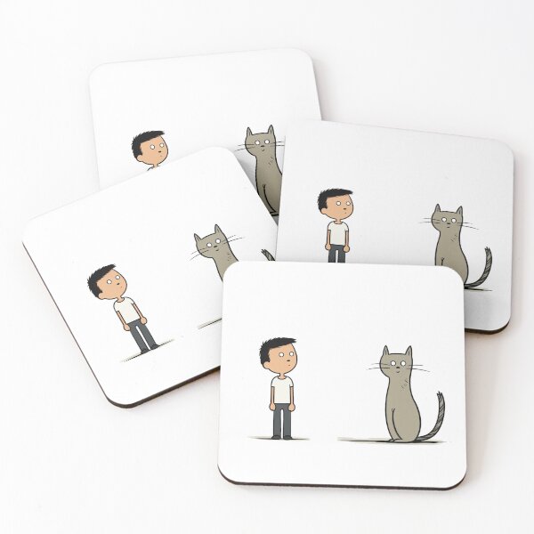 Item preview, Big cat and little boy  designed and sold by omerfdln34.