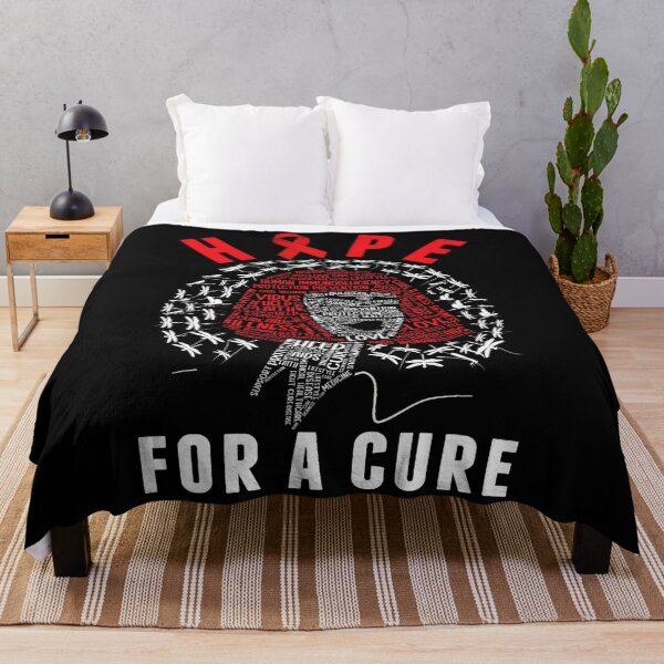 Item preview, Hope For A Cure HIV Aids Awareness Red Ribbon World AIDS Day designed and sold by defabiosofxs.